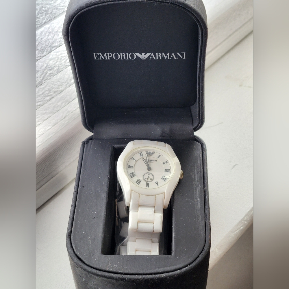 Emporio Armani White Watch